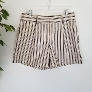 ⭐ 3/$20 Ann Taylor Blue & Cream Striped Shorts
